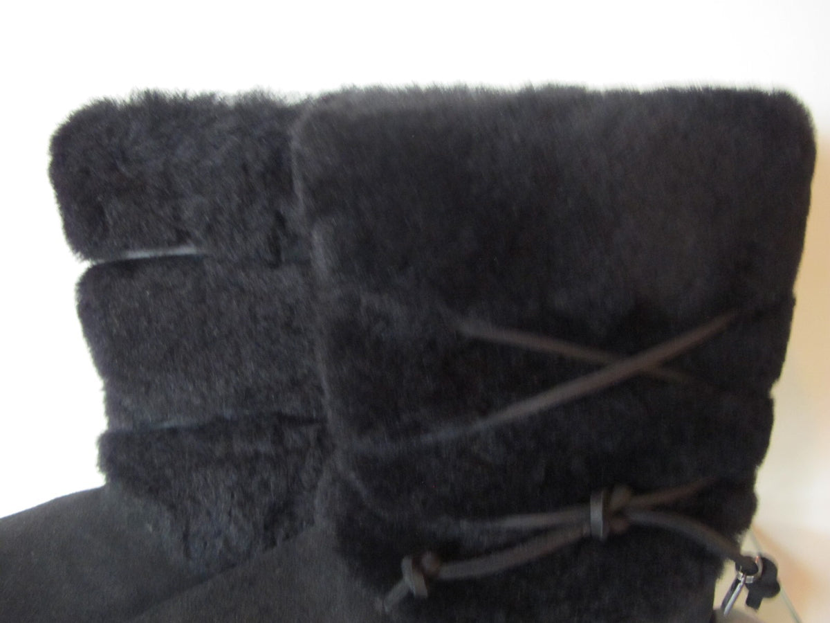 Ugg Australia women’s black suede and sheepskin New boots 