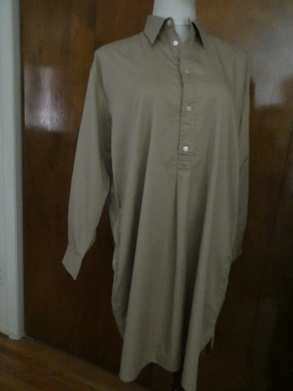 POLO RALPH LAUREN SPORT Women Soft Cotton Ten Long Sleeve Shirt Dress Size 10  