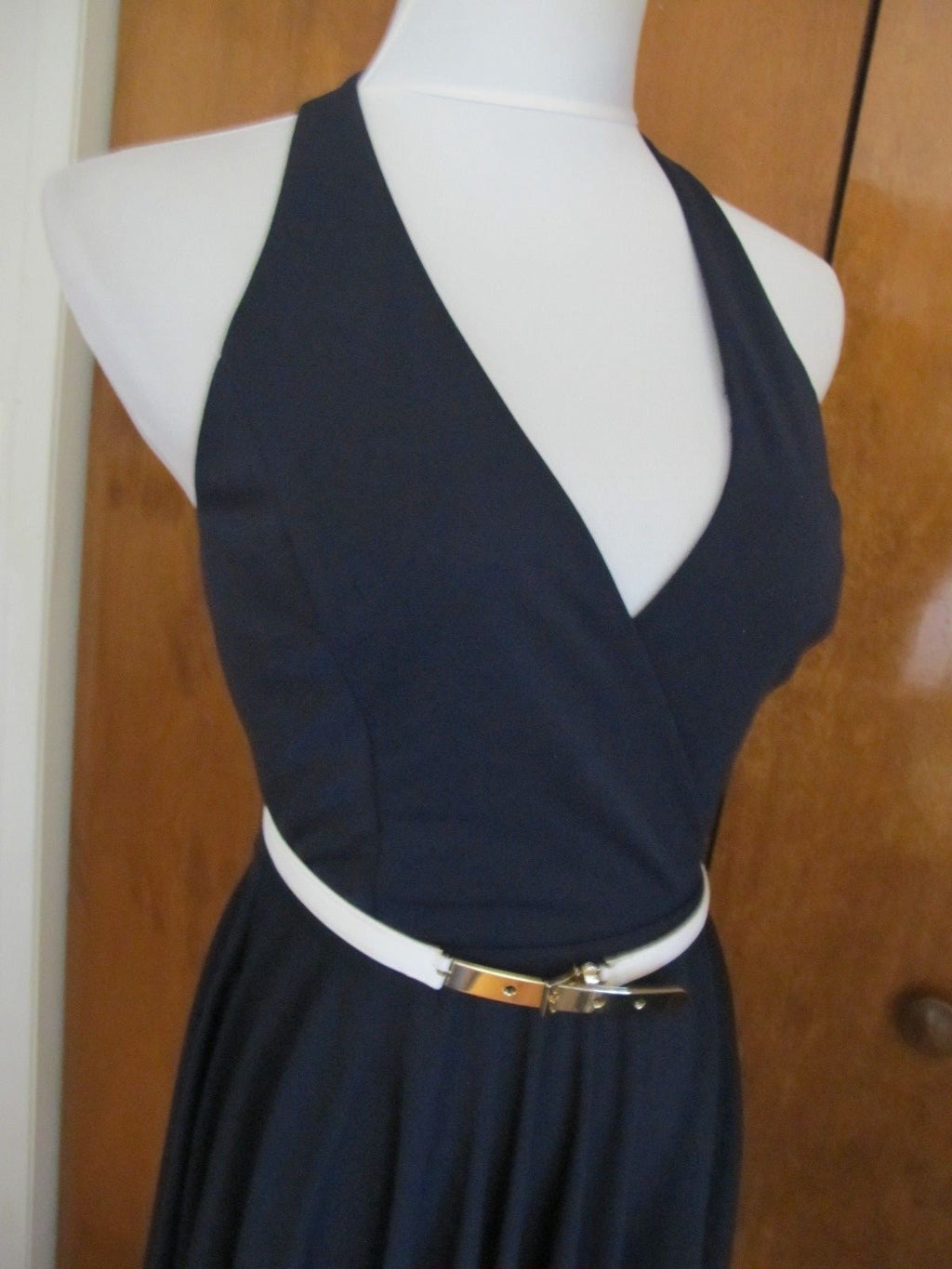 Ralph Lauren Women's Navy A-line Evening NWT Dress Size 0 