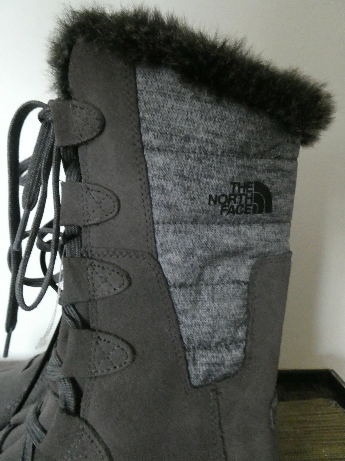 The North Face authentically women's gray waterproof boot  7