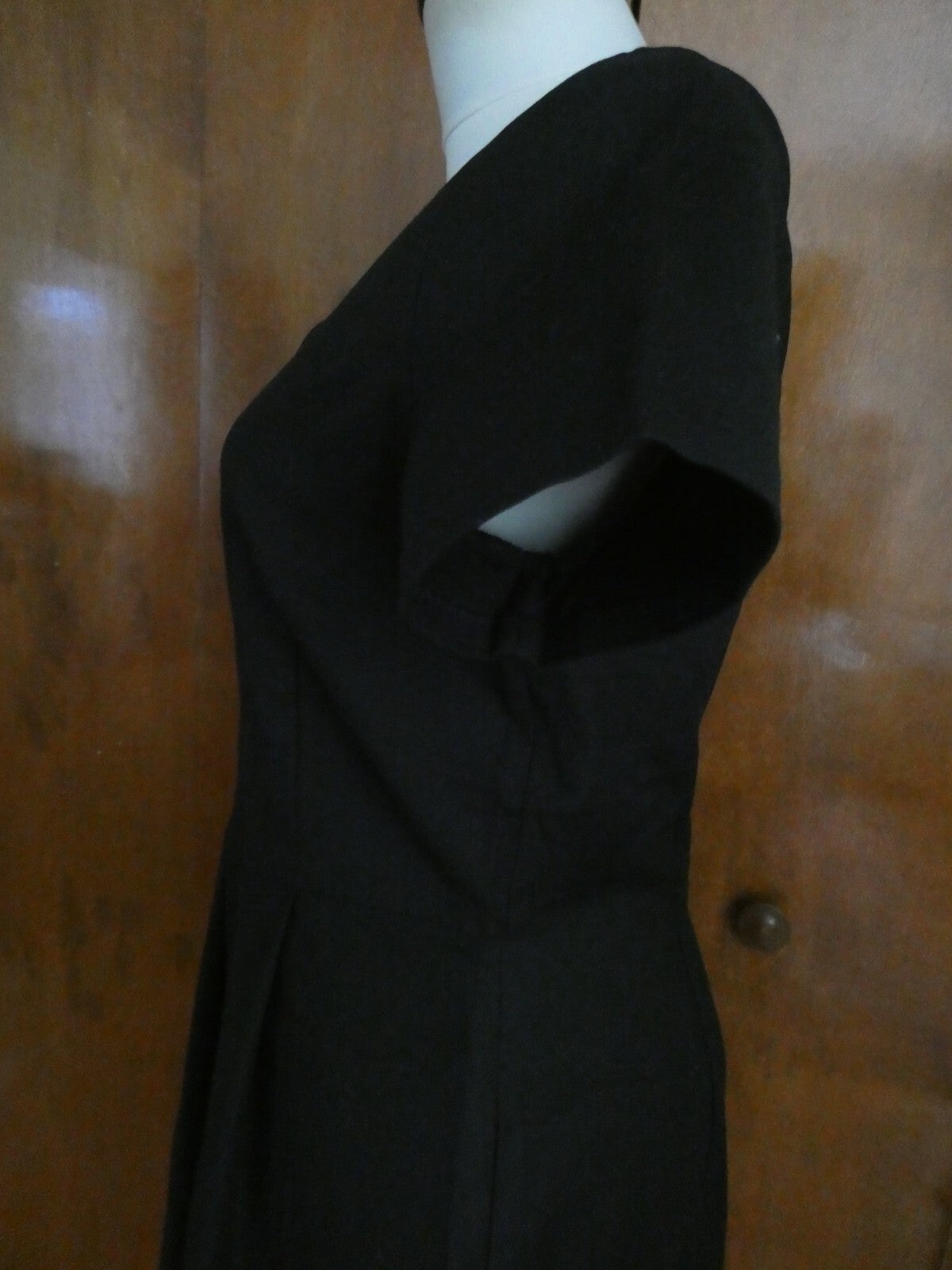 Gap women's black pleated cotton dress size 10