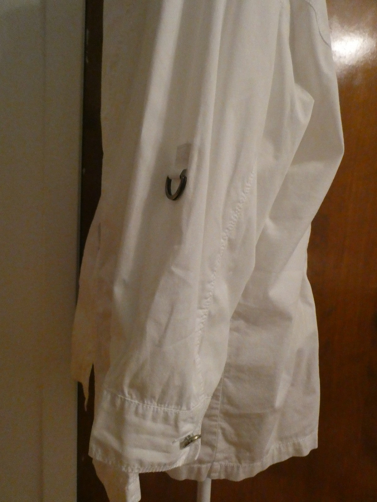 NWT Charter Club Womens Long Sleeves Jacket With Belt White Size 1X