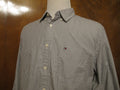 Tommy Hilfiger Striped Men's Long Sleeve Button-up Shirt Size Large