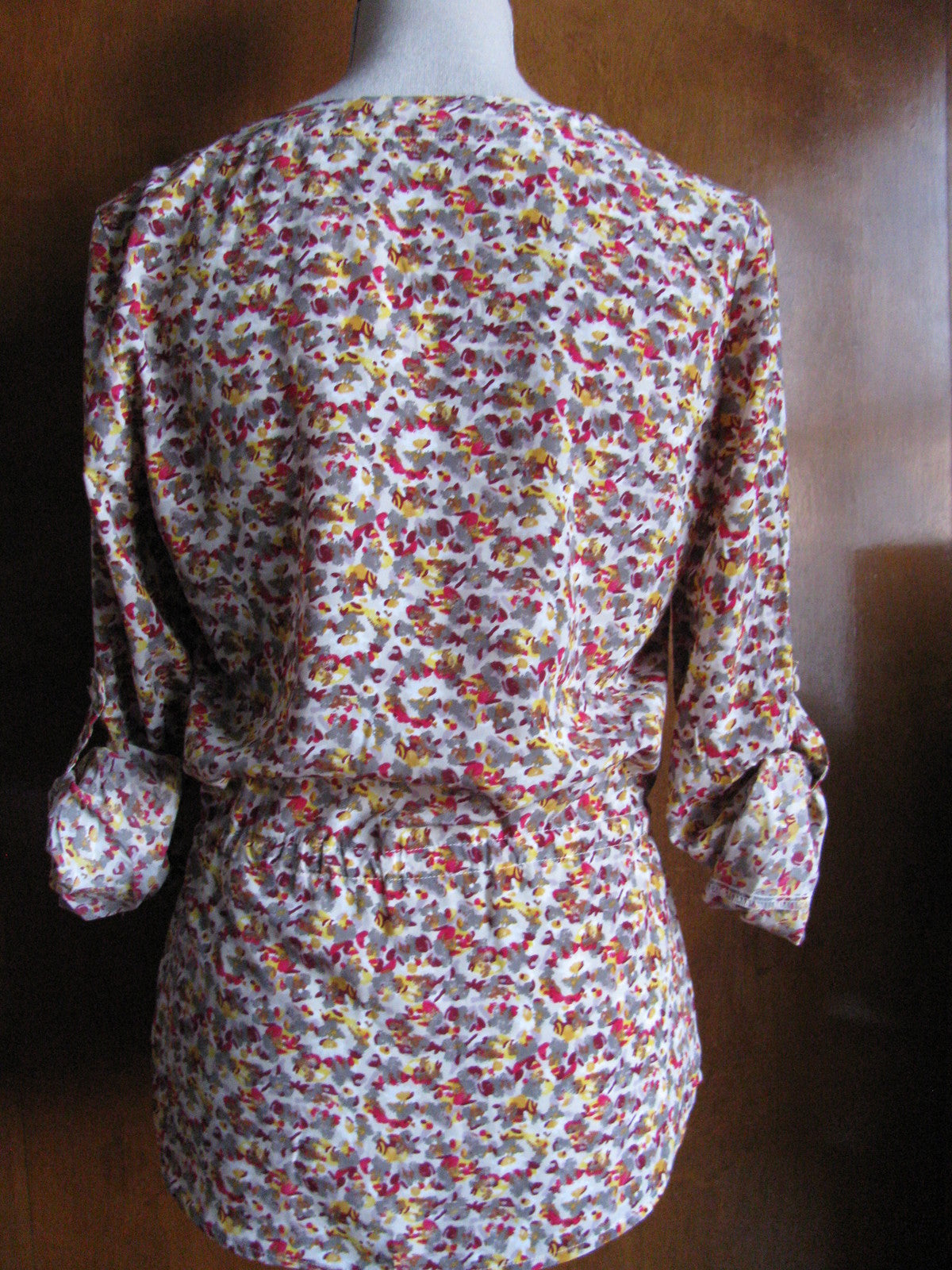 Gap women's multicolored printed detailed pocketed tunic top New