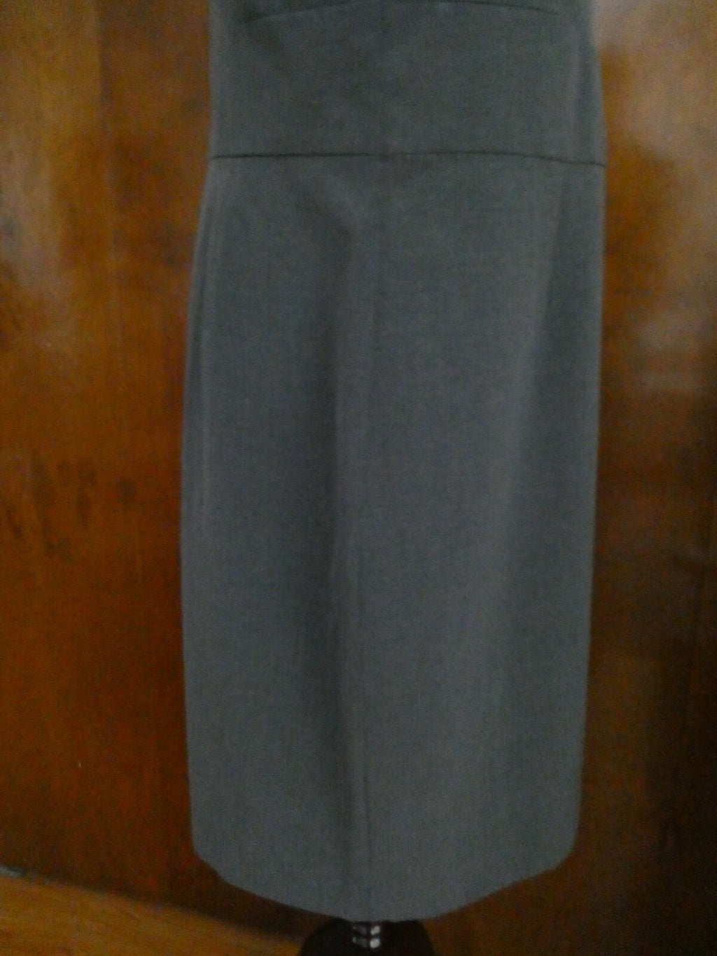 Off 5th Saks Fifth Avenue Women's Black Label Gray Lined Dress 14 (fits 12)