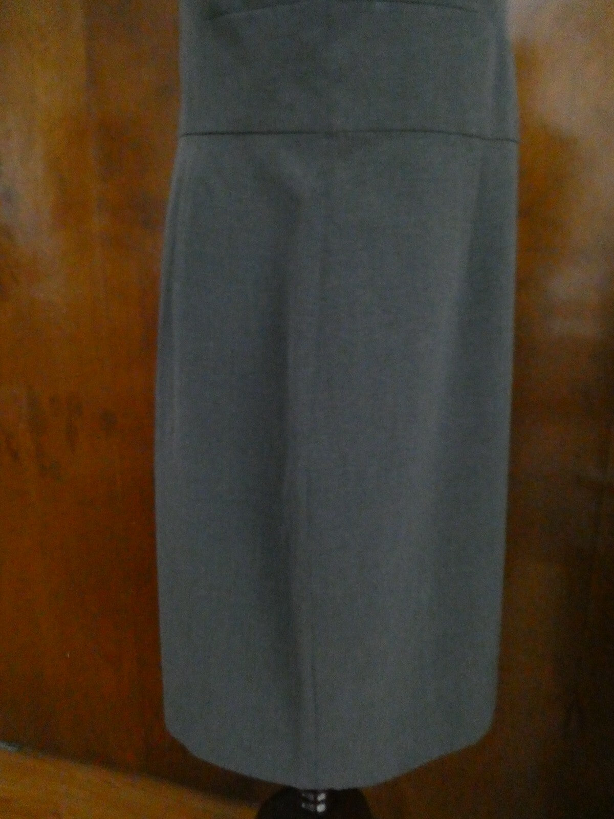 Off 5th Saks Fifth Avenue Women's Black Label Gray Lined Dress 14 (fits 12)