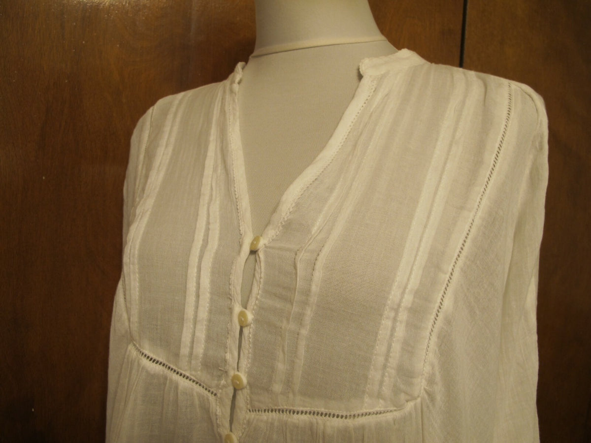 Denim & Supply women's off white long sleeves soft cotton top M, L, XL