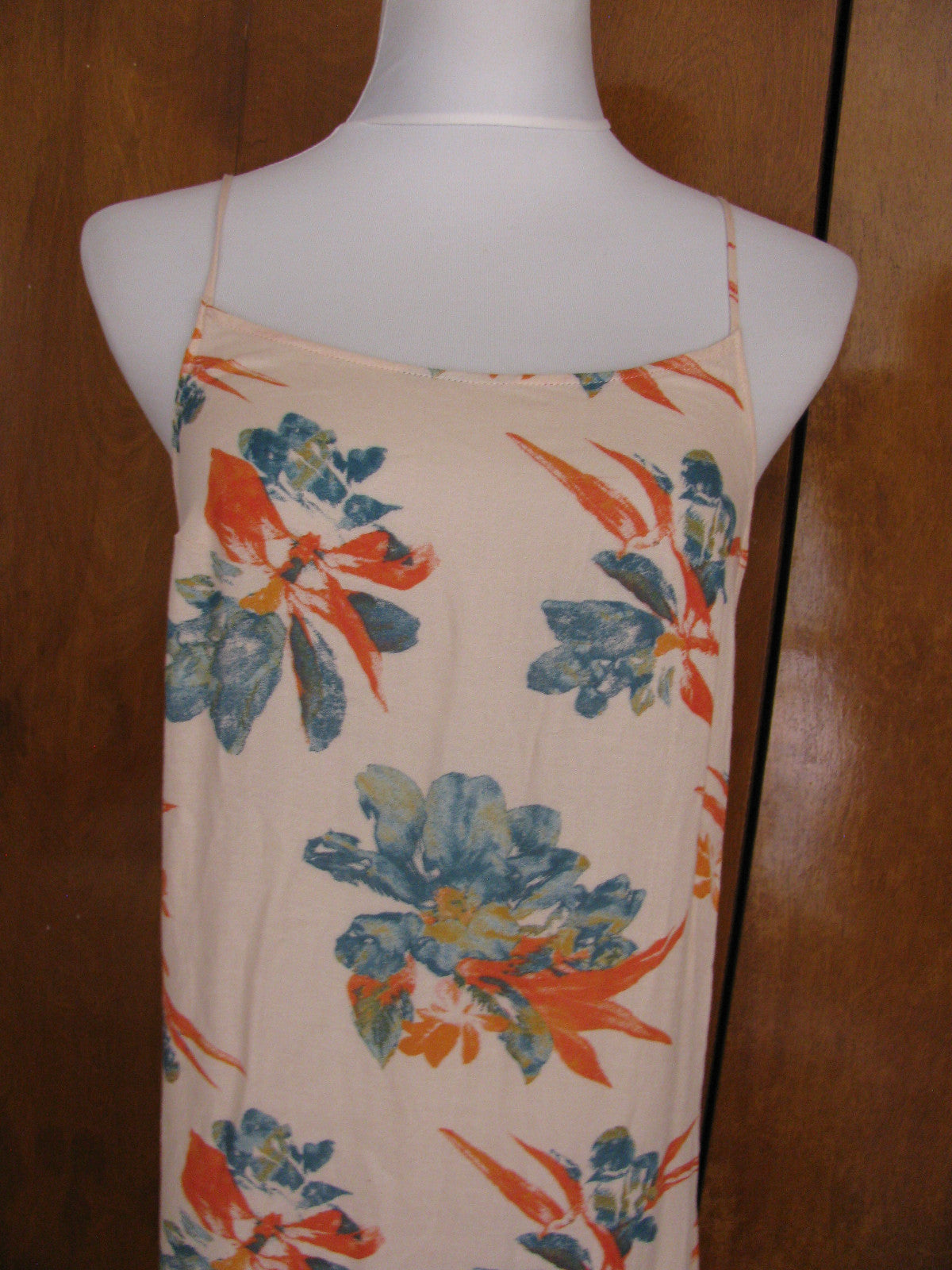 Free people womens combo flared silhouette lightweight soft rayon New dress 