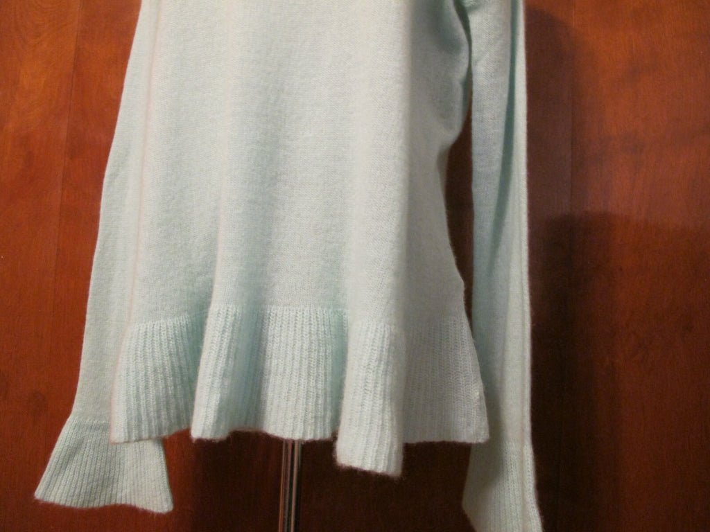 Lord &Taylor Women's turquoise pale cashmere sweater