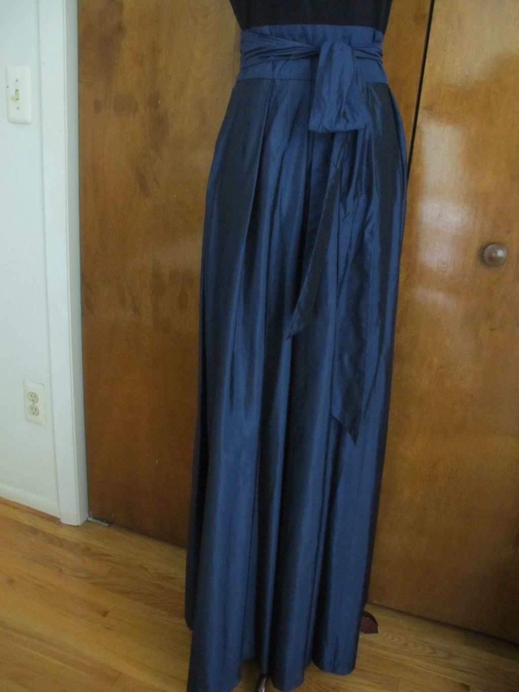 Ralph Lauren women's black blue fit and flare silhouette dress new