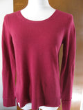 Aqua Women's Crinson Cashmere Asymmetric Back Detailed Sweater New