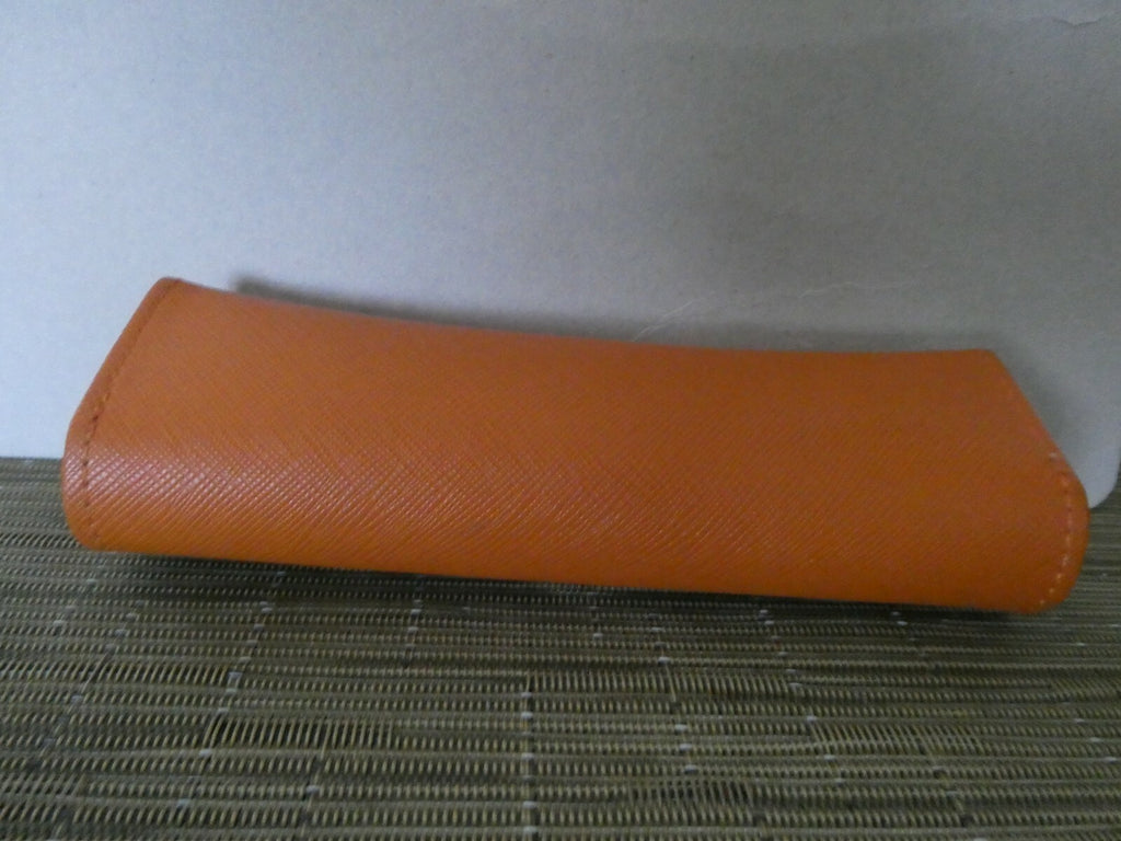 TORY BURCH Orange Authentic Eyewear Eyeglasses Case Only 