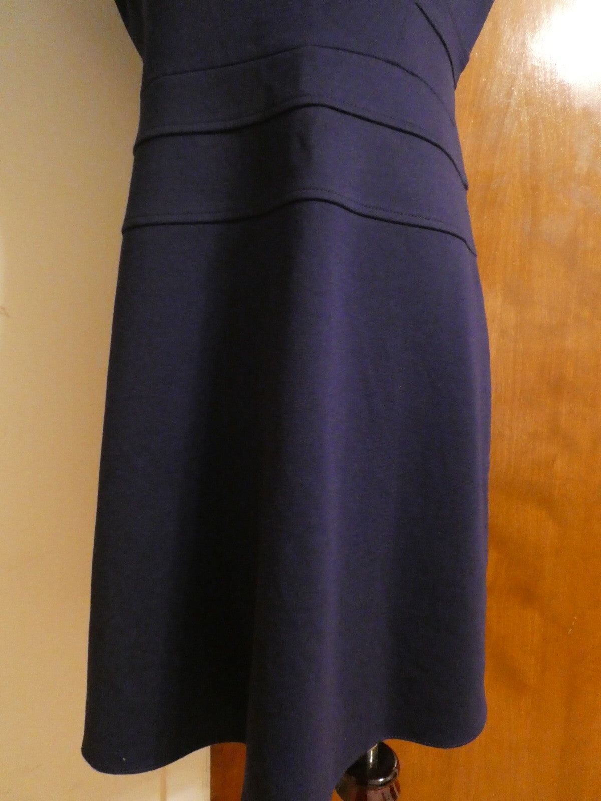 Tahari women's purple detailed dress 14P
