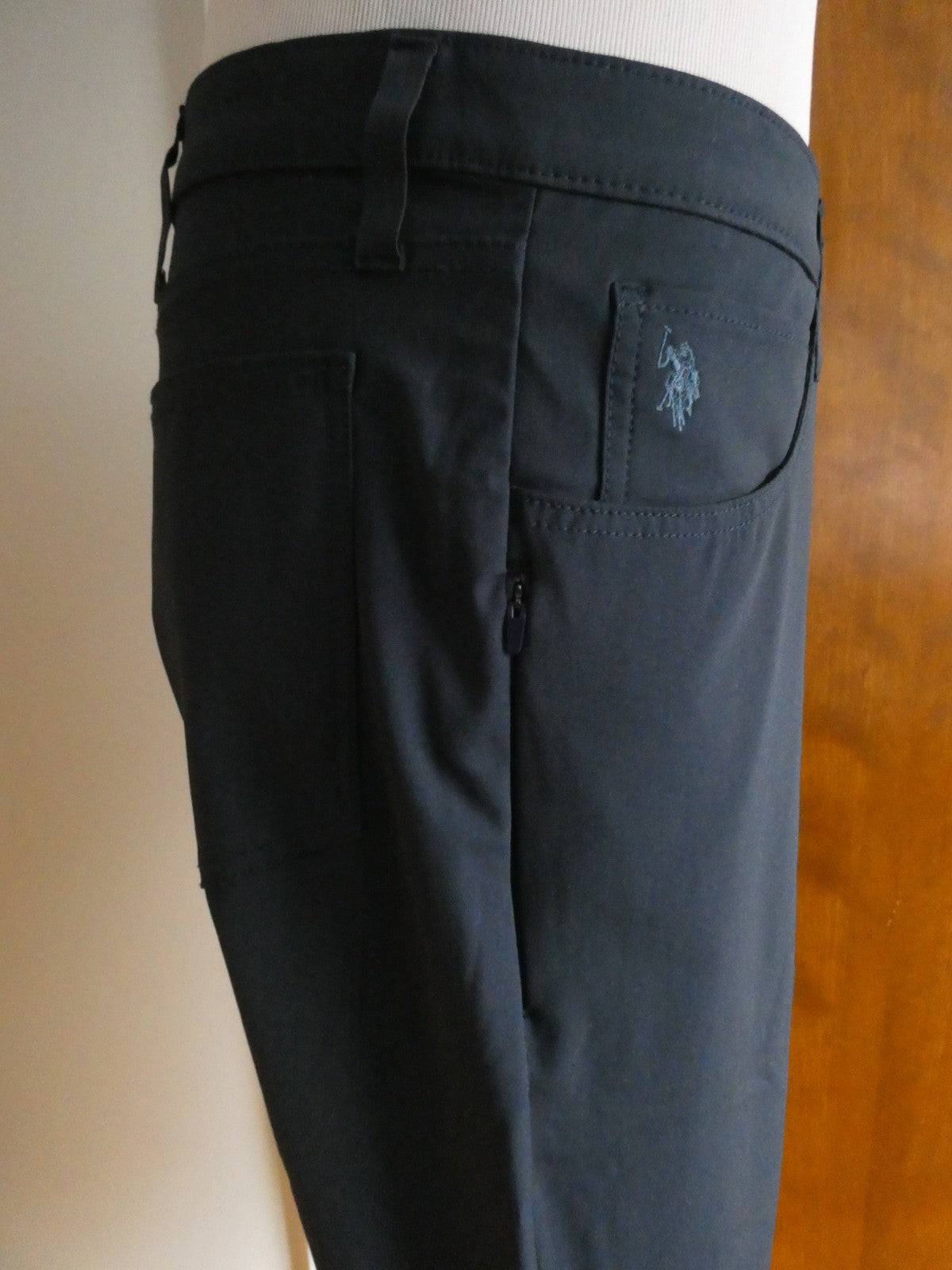 U.S. Polo Assn Men Slim Straight Active Stretch Pants 40x32 Navy CUNV 11D391NA