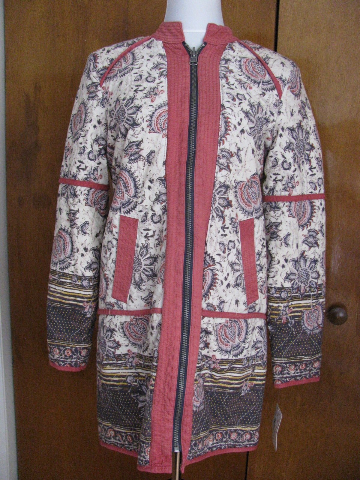 Free People Women's Reversible Denim Jacket Coat XSmall 