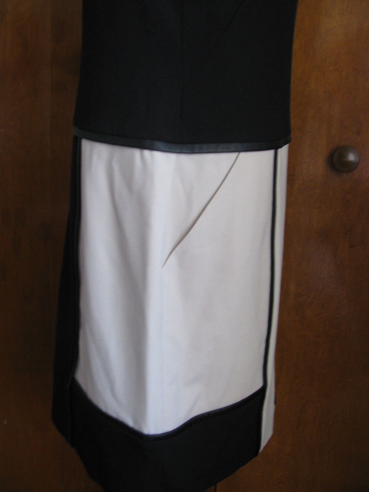 Ralph Lauren color black ivory navy stylish evening NWT dress size 16