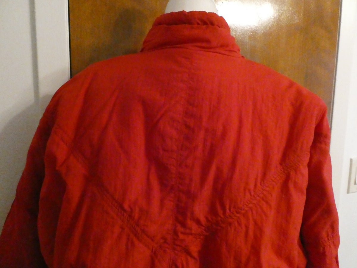 Women’s Royce Winter Coat Red Synthetic Warm Puffer Size 96/170 (US Size M/L)