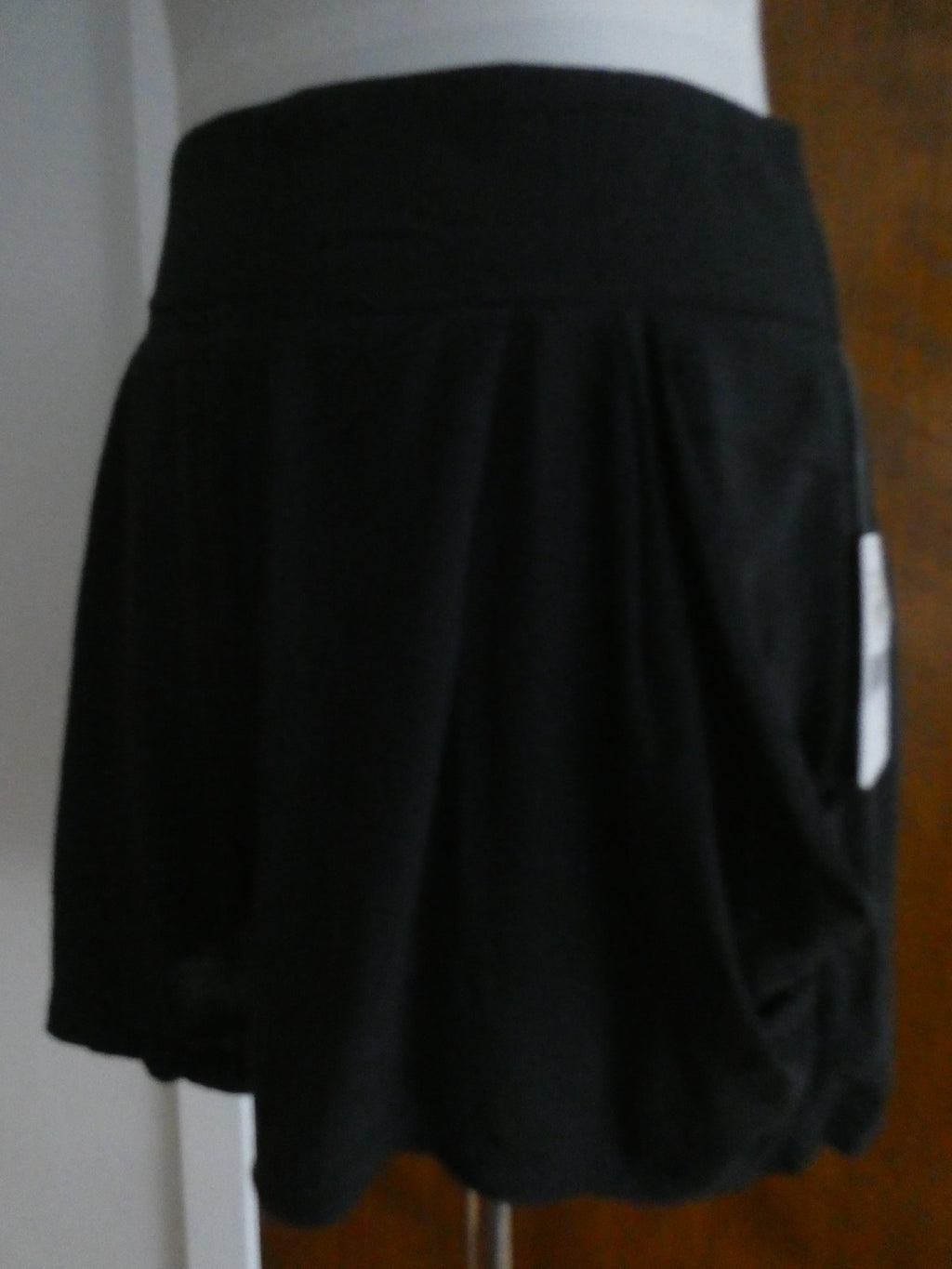 Free People Women Black Oversized Pocket Shorts Large Boho Lounge Pull On NWT