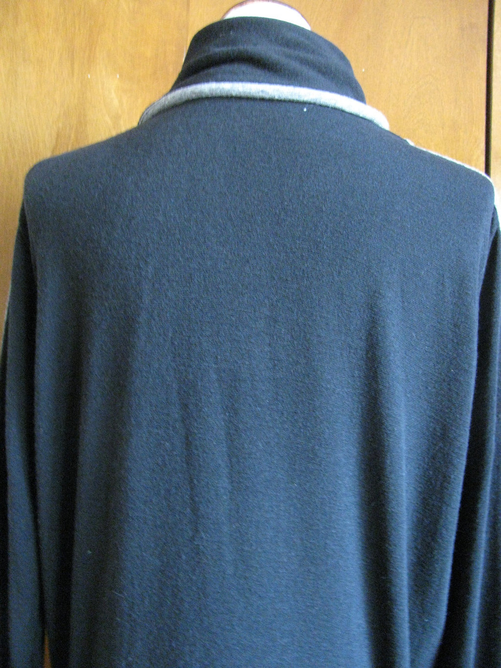 Rachel Roy women’s black gray sweater dress with snaps closures New