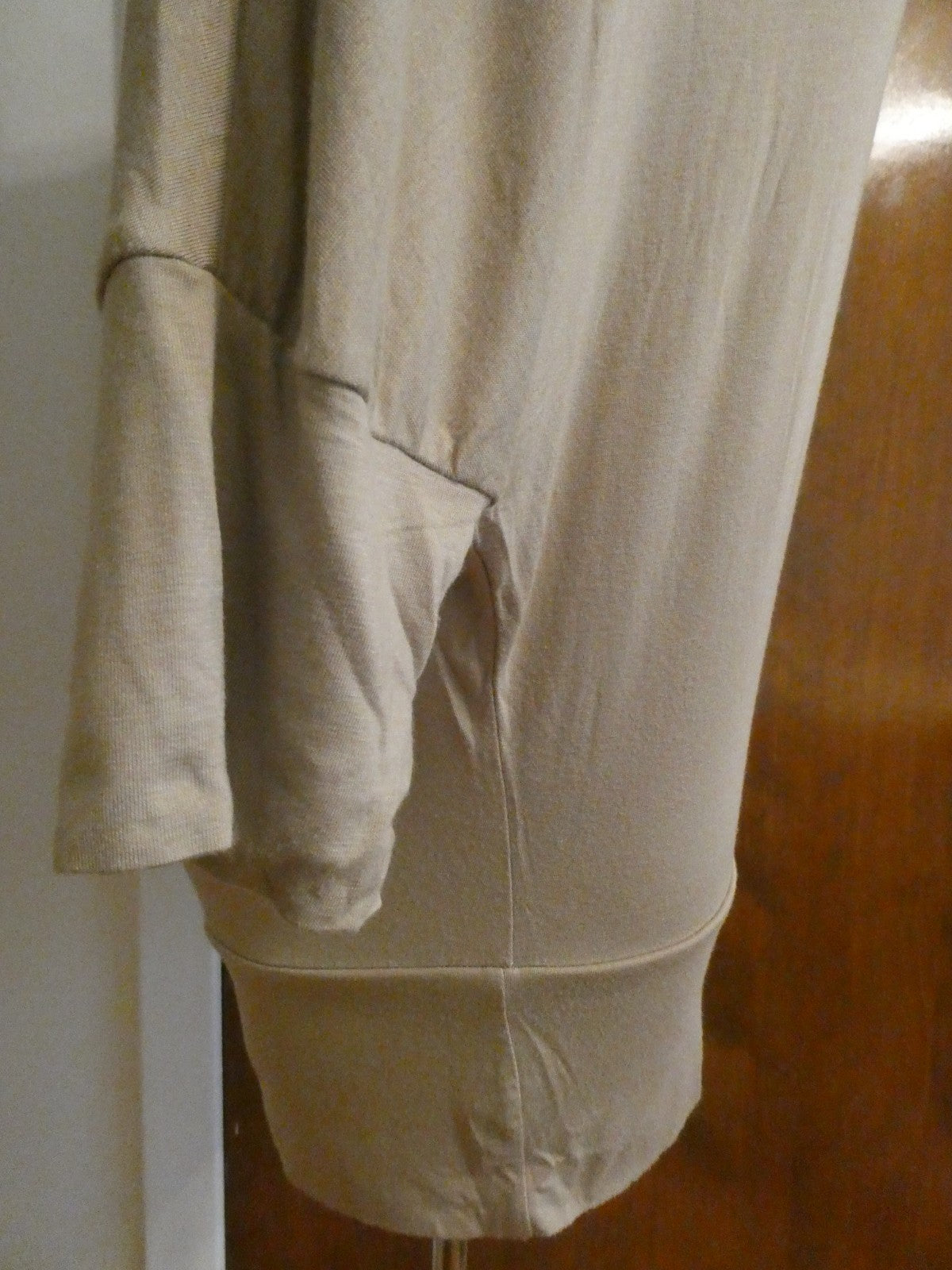 MCM women's beige rayon crocheted top size Large