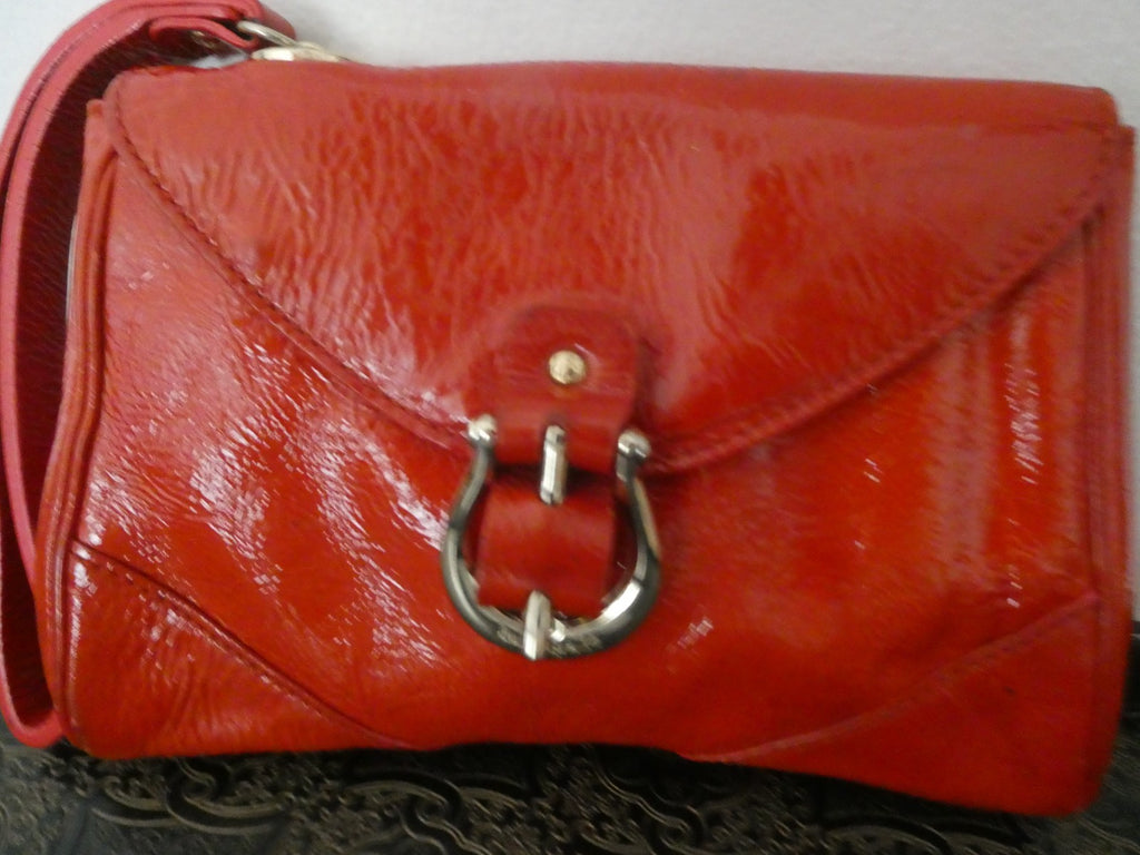 Vintage Kate Spade Women’s Patent Leather Wristlet Red Small Wallet
