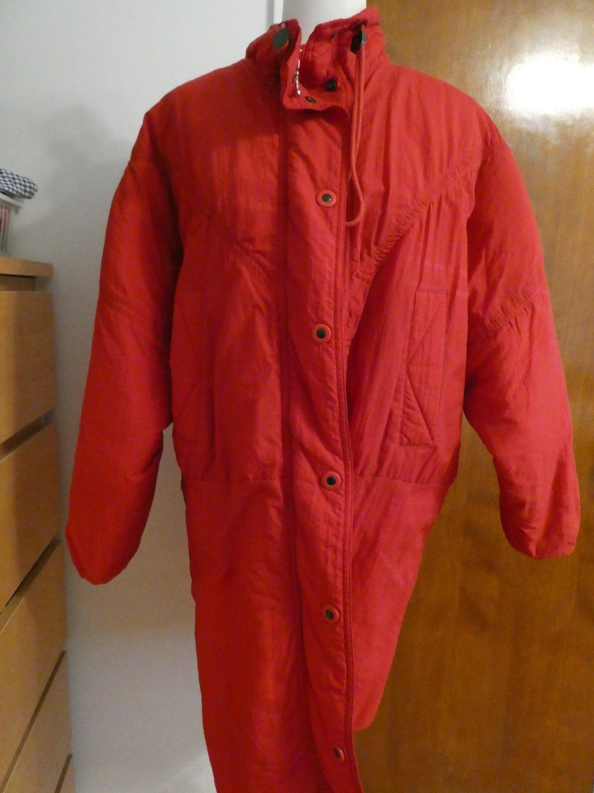 Women’s Royce Winter Coat Red Synthetic Warm Puffer Size 96/170 (US Size M/L)