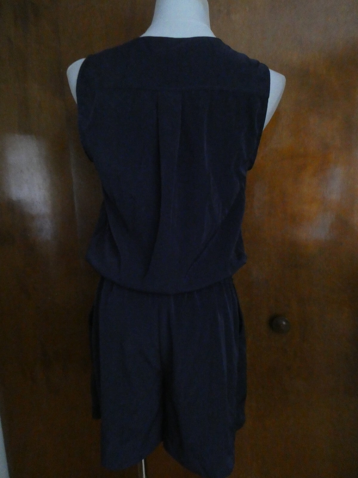 A|X Armani Exchange Women’s Navy Tie Romper Jumpsuit Size 6, 12, 14