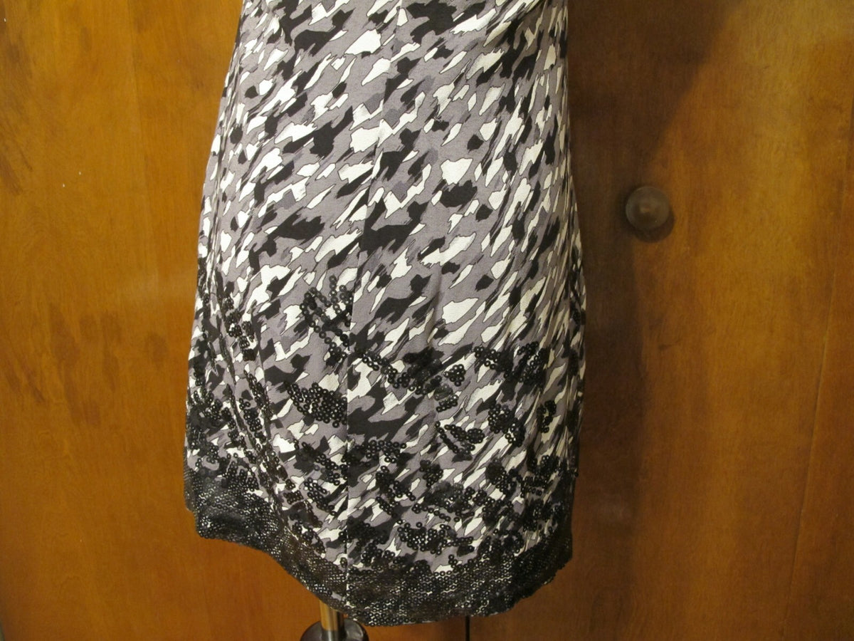 Hype women's multi color sequin sparked lined detailed evening viscose dress 2
