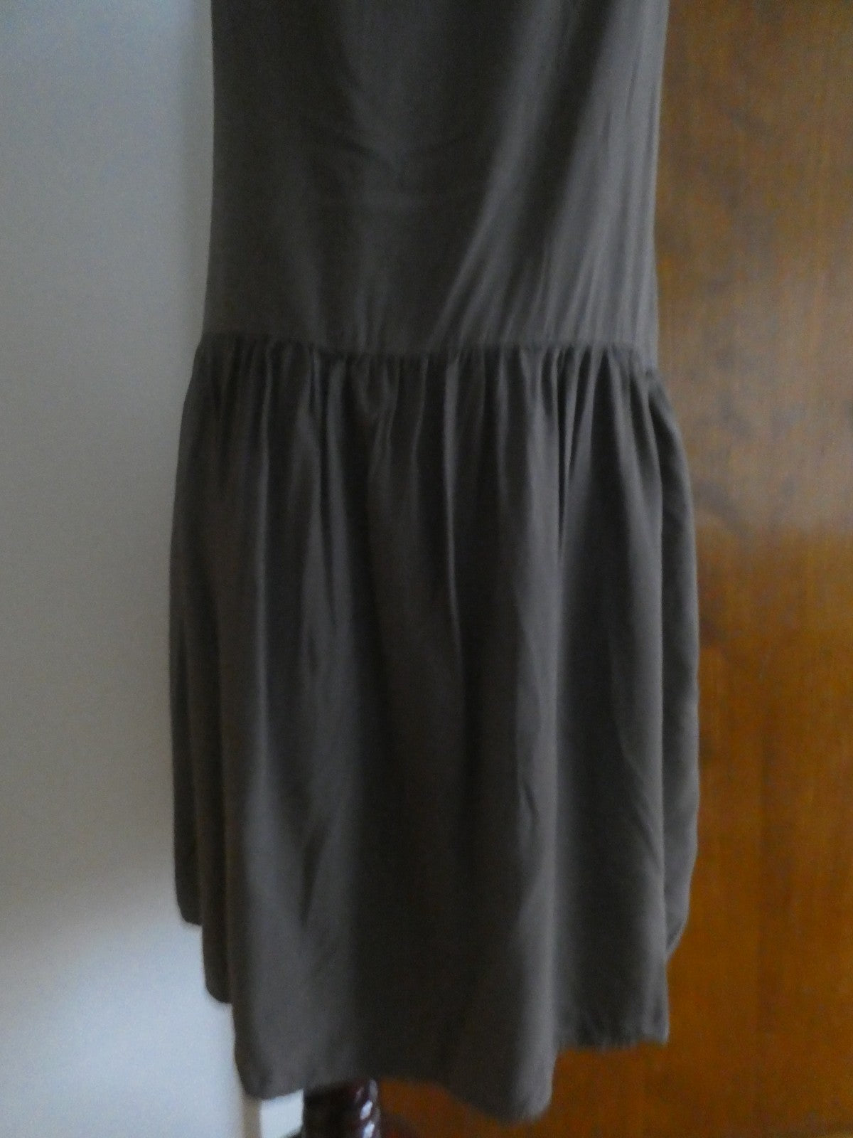 Unit QLO women's light brown 100% rayon summer dress size Large