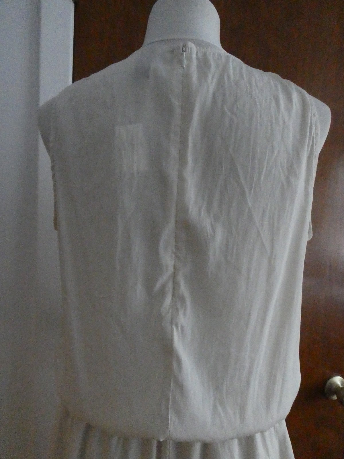 Gap Women's Ivory Sleeveless Romper Shorts Lined Size Large NWT Pull On