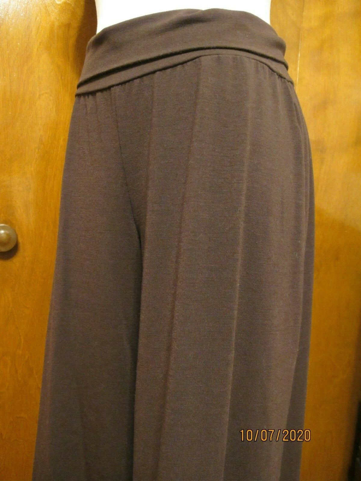 Sunny Leigh Women Brown Casual Pants Large