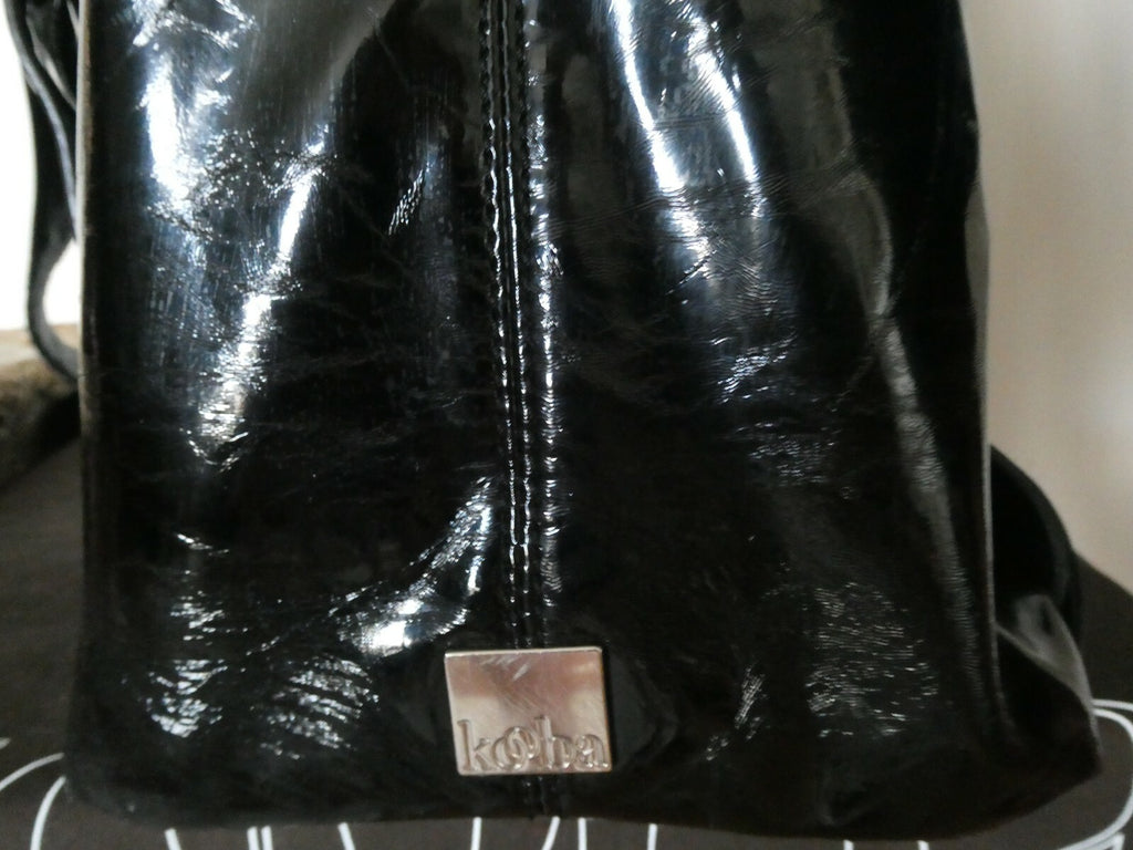 Kooba Women's Black Luggage Patent Leather Large Bag from Bloomingdales