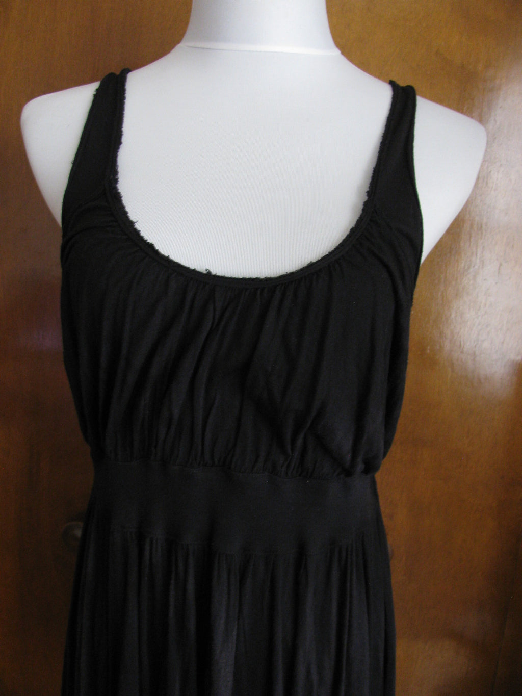 Free People women's washed black fabric back panel dress size Medium New