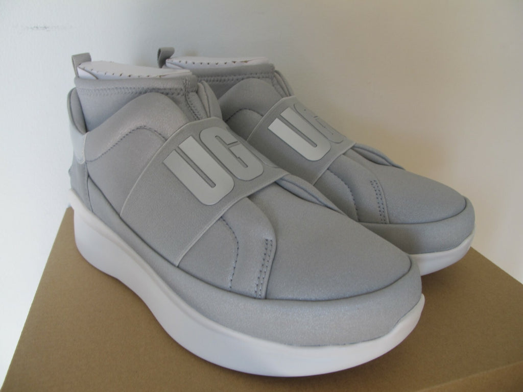 Ugg Australia Women’s NEUTRA Slip On Sneaker Shoes Silver Gray W/1110878