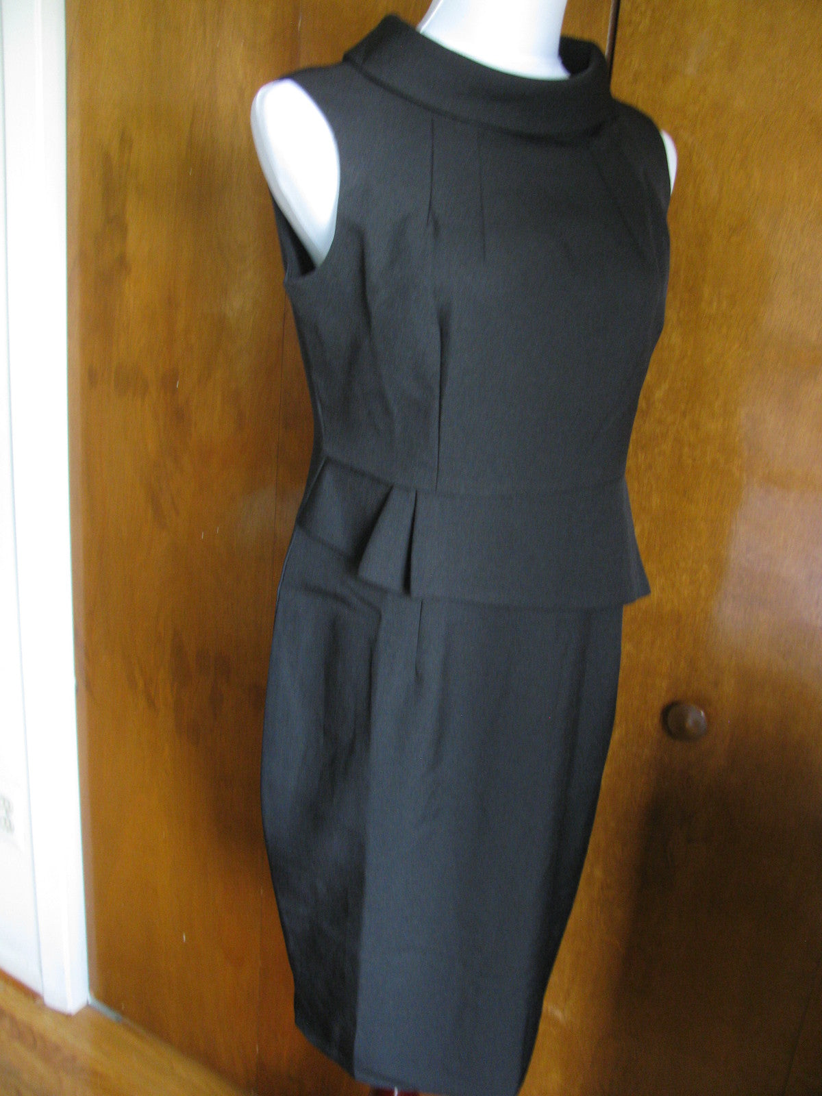  Anthropologie Ruby Belle Women’s black detailed lined dress size 10 NWT 