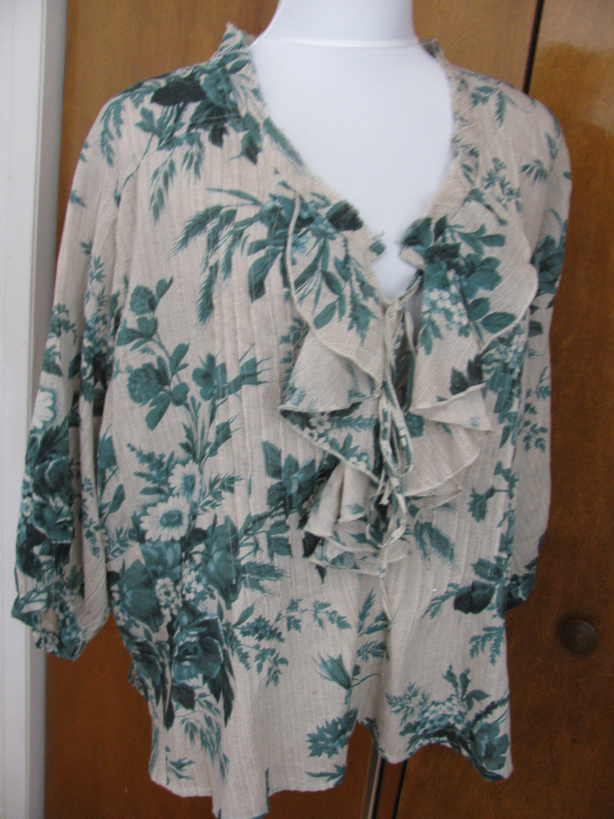 Denim & Supply women's gray green top 