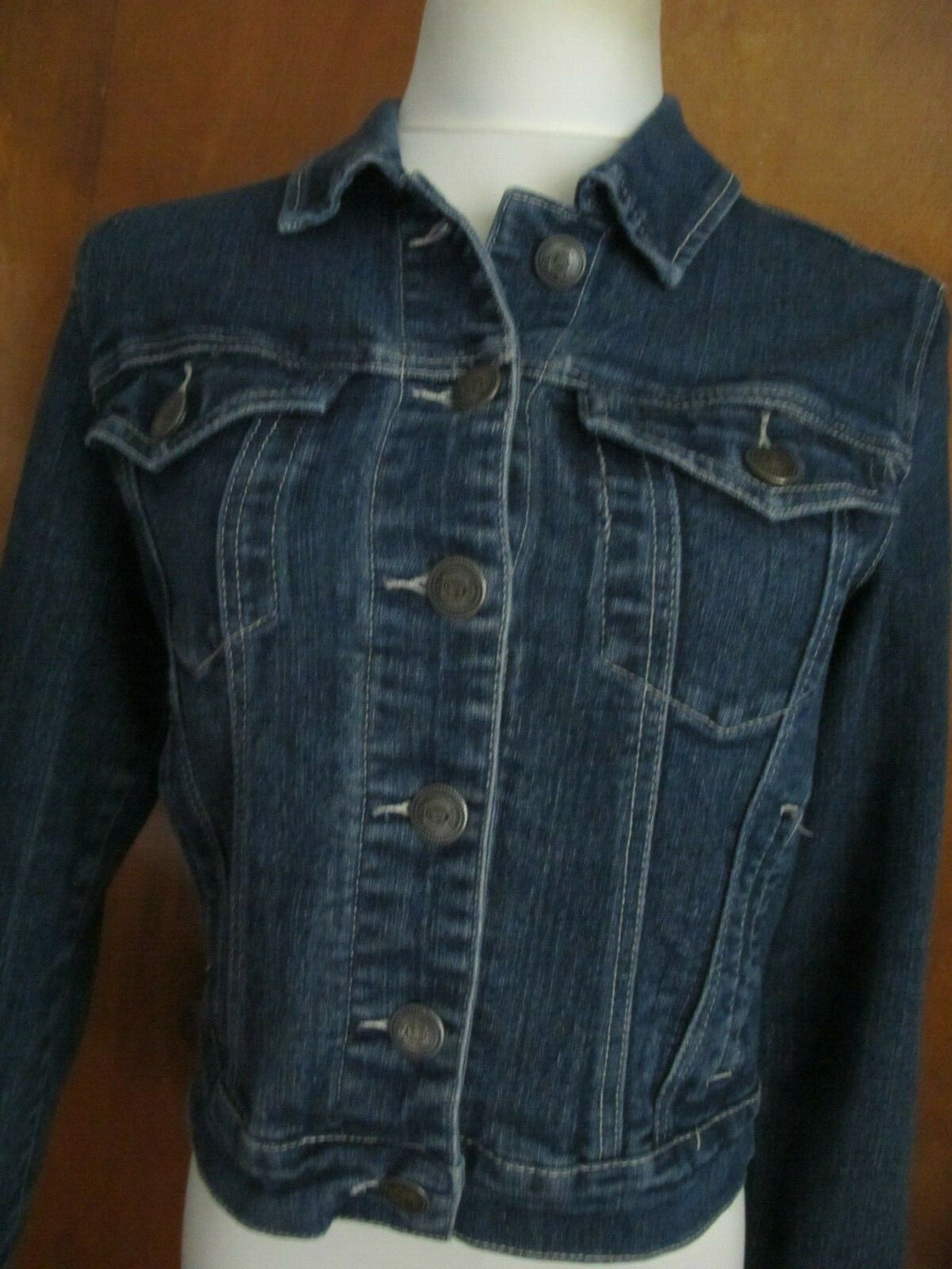 Nofuze Jeans women's soft blue jean jacket medium