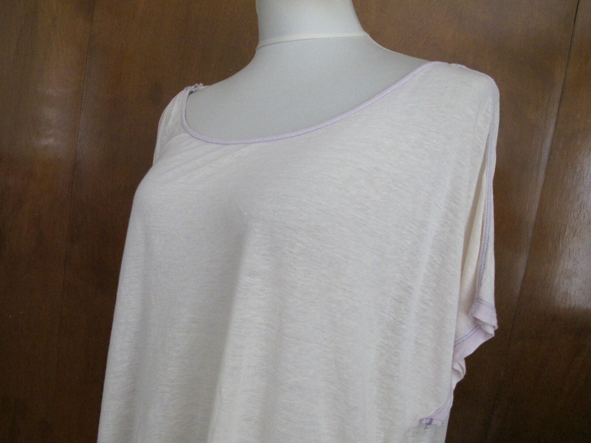 Free People Women’s One Shoulder Lavender Long Top 