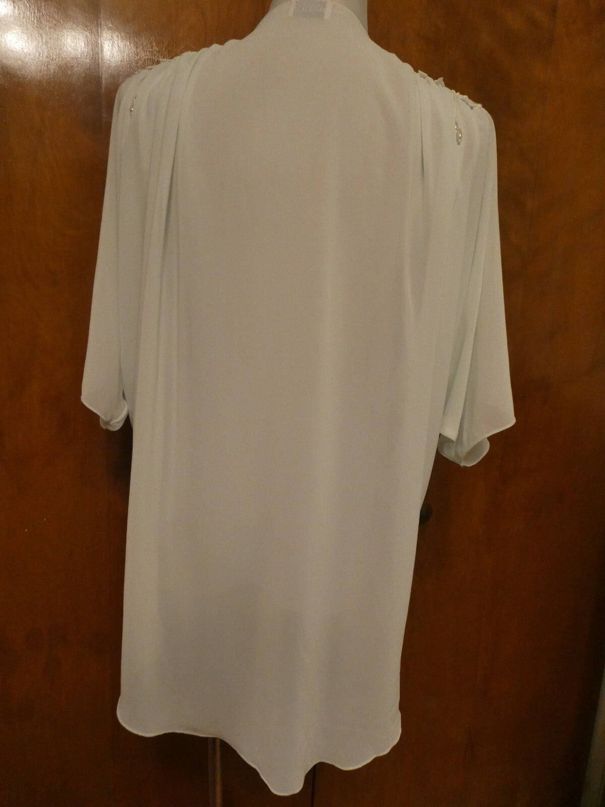 Hilton women's light blue evening tunic top size 10 Australia