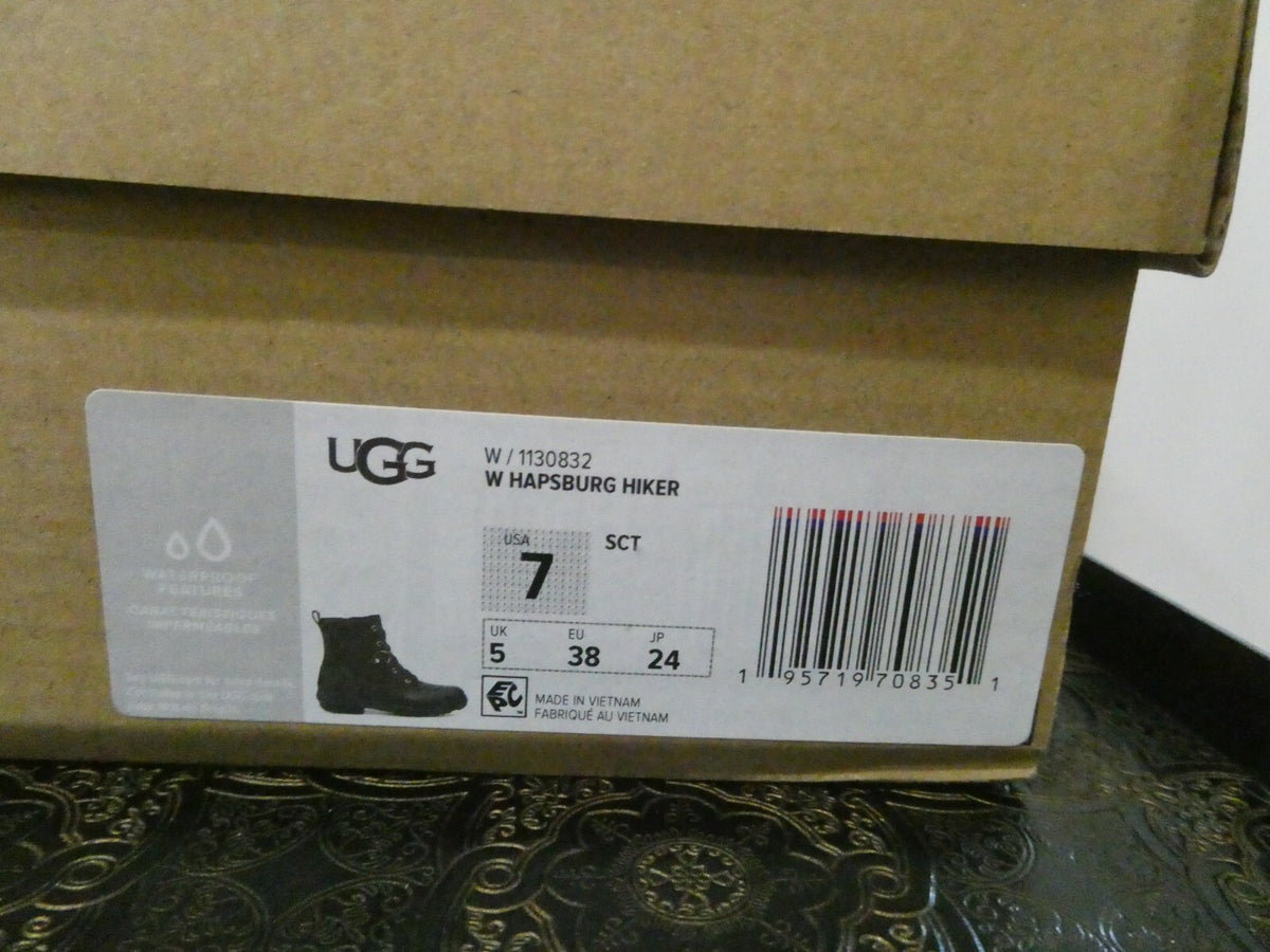 UGG Hapsburg Hiker Women's Brown Waterproof Boot Size 7