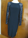 Ralph Lauren women's navy lined evening dress Size 4