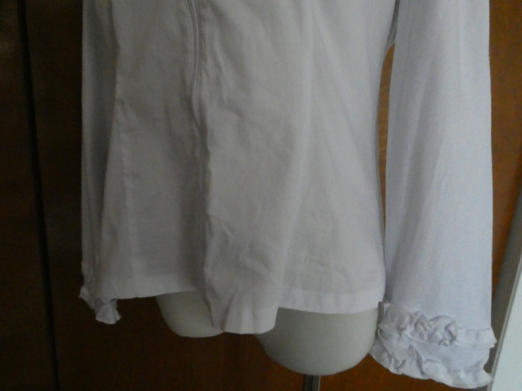 Kenar Women's Cotton Detailed Long Sleeves Tunic Top Blouse Size Large