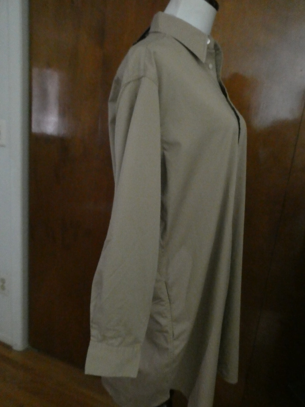 POLO RALPH LAUREN SPORT Women Soft Cotton Ten Long Sleeve Shirt Dress Size 10  