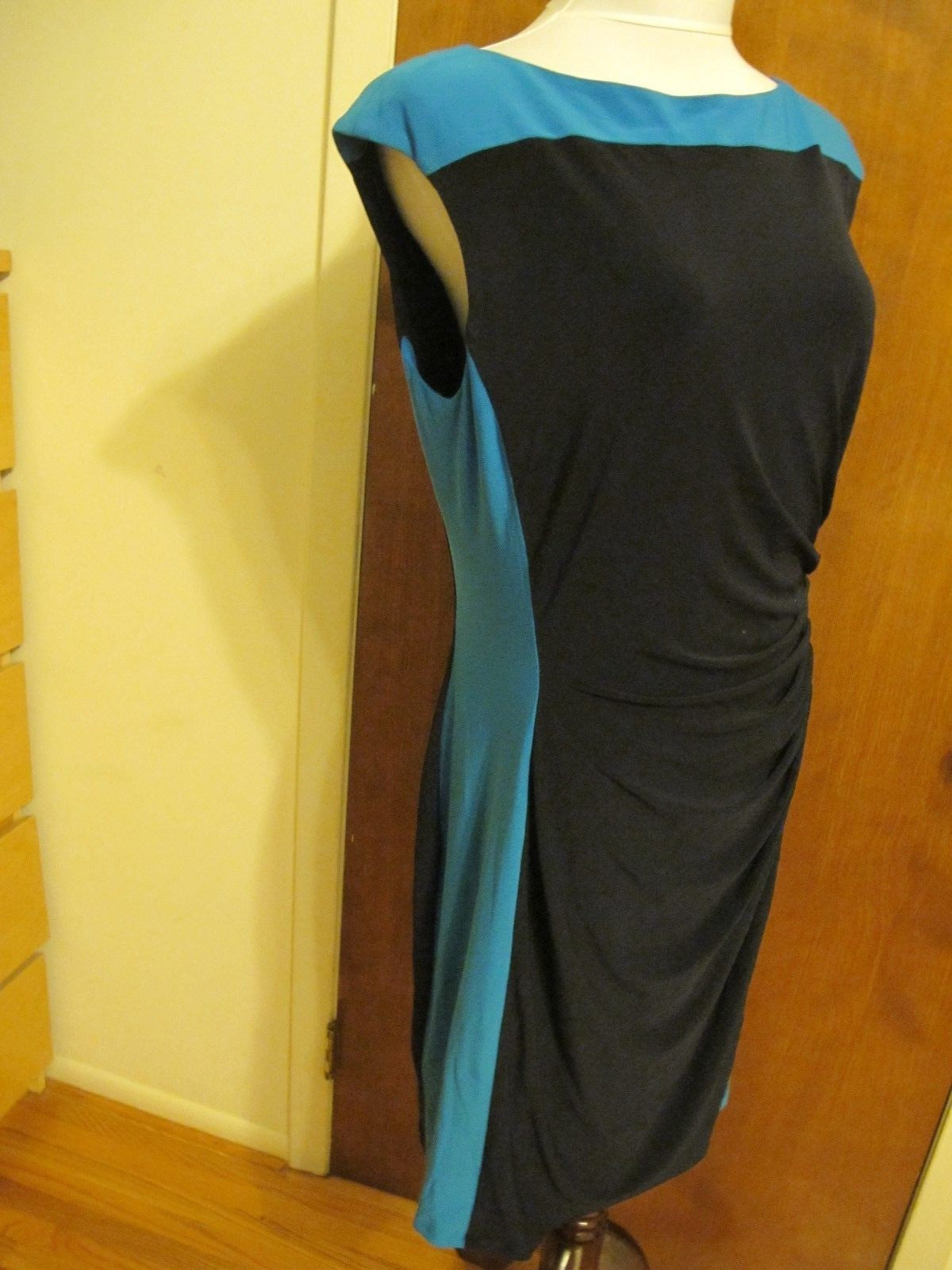 Ralph Lauren Women's Navy Blue Lined Evening Dress New