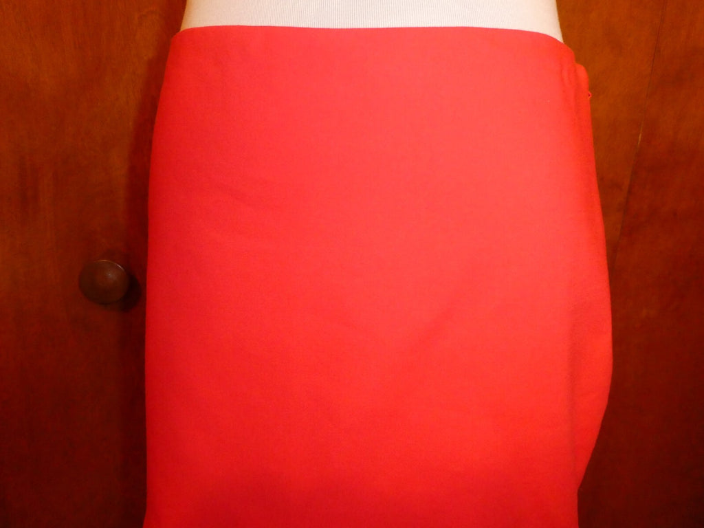 POLO Ralph Lauren Women's Cotton/Viscose Neon Coral Lined Mini Skirt Size 4