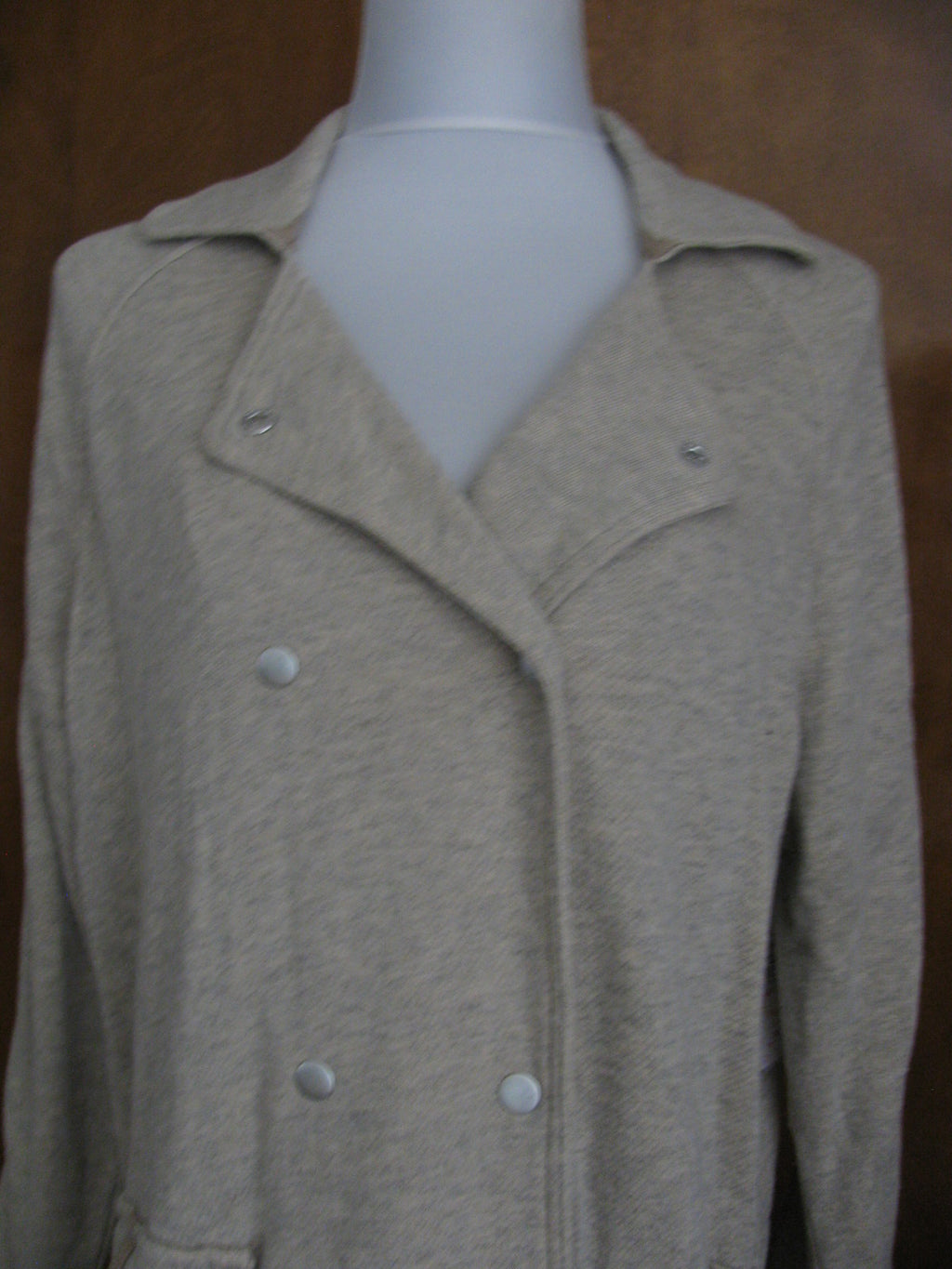 Free People women’s oatmeal lined cardigan size small its Medium New
