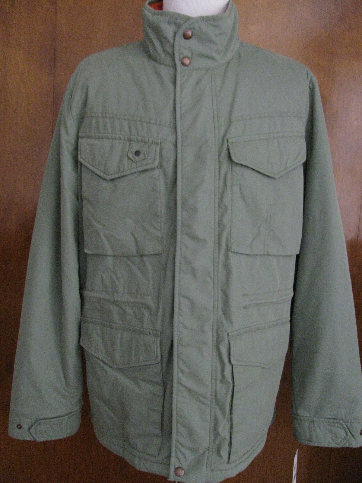 Nautica Men’s Green Seaspray Coat Jacket 