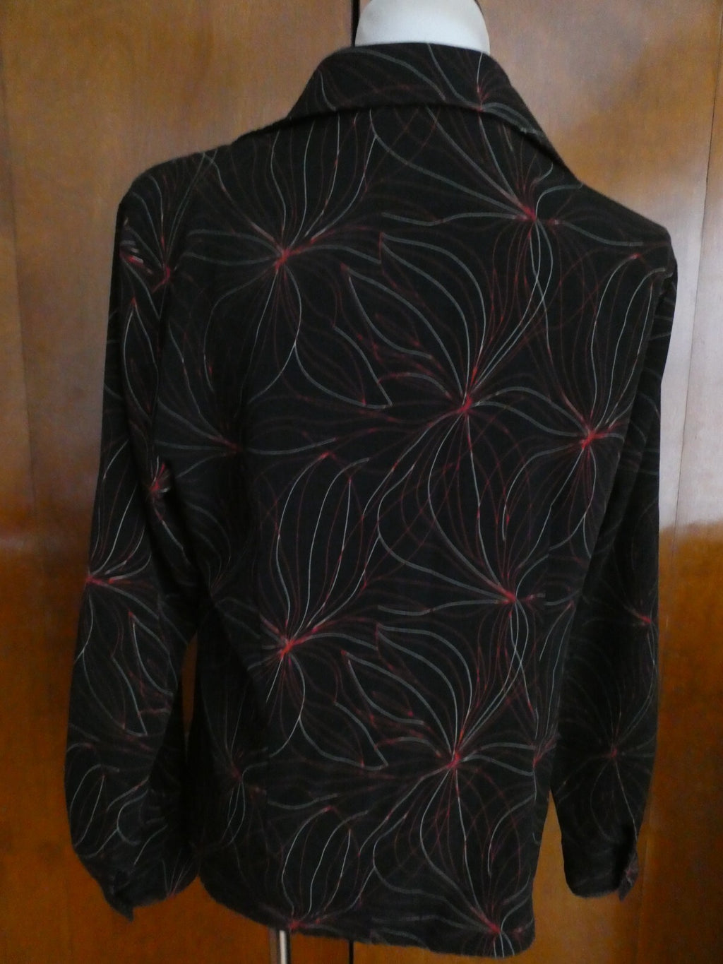 Fred David Women's Multicolor Button-Down Blouse Top Shirt Size Medium