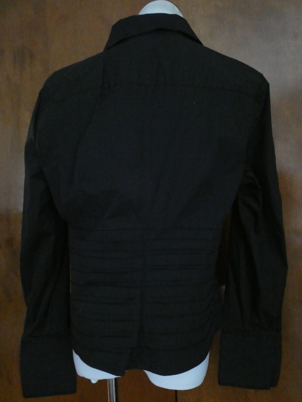 Kenar Women's Black Cotton Detailed Tunic Top Blouse Size 14 (fits size 12)