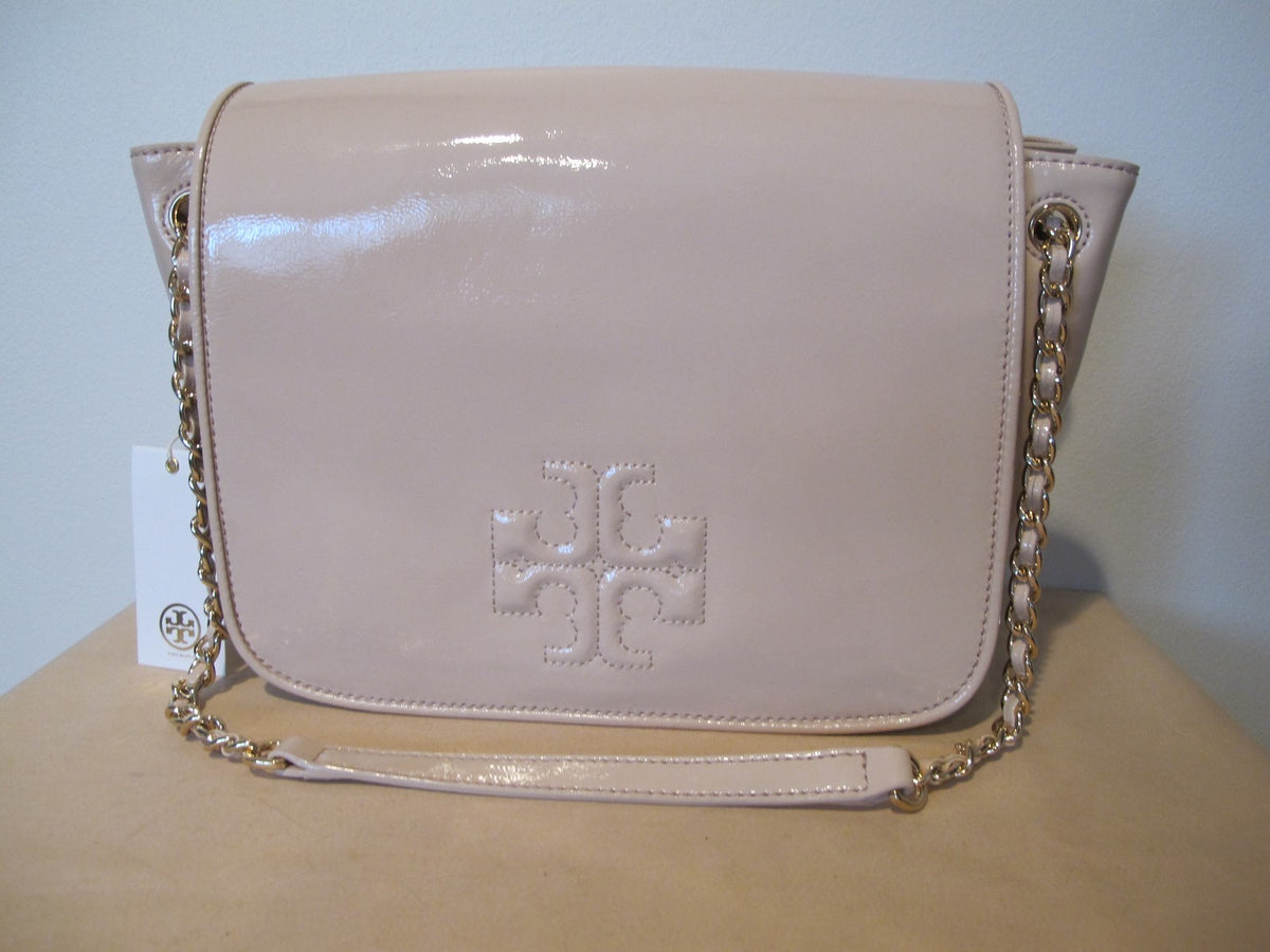 Tory Burch Leather Pink Shoulder Bag 